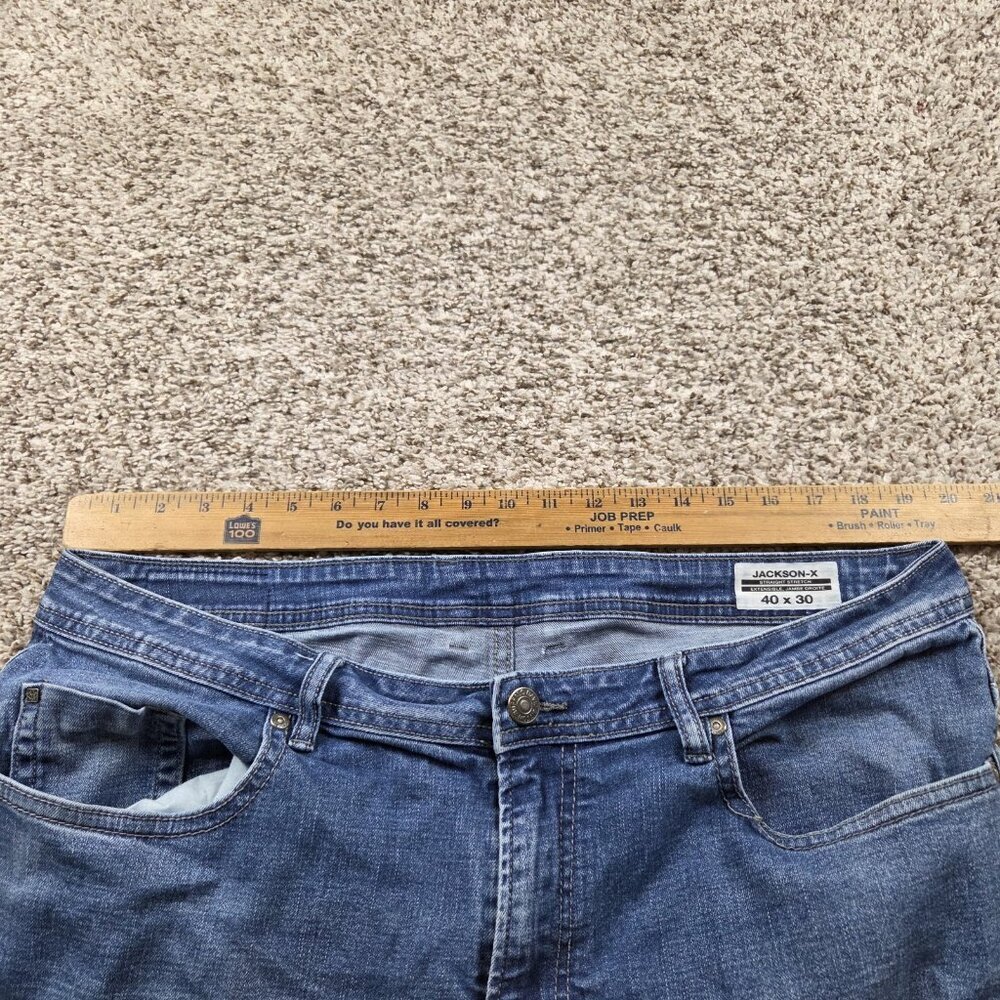 Buffalo David Bitton Jeans Men's 40x28.5 Tag 40x30 Jackson Straight Stretch - Picture 2 of 7